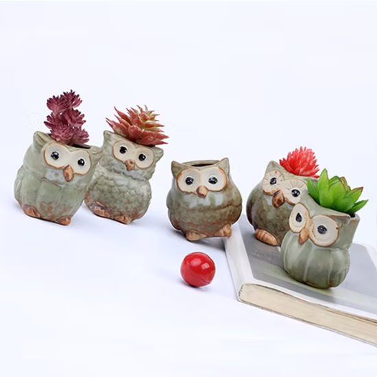 Morandi 色の吊り下げセラミック植木鉢家の装飾用