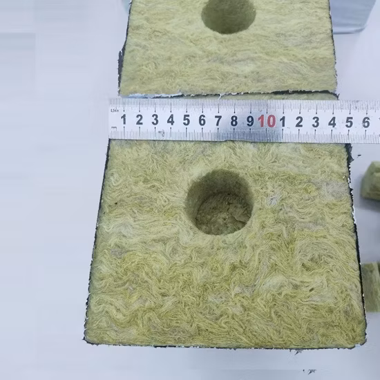 ロックウールキューブキューブ農業用水耕栽培培地